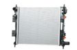 NISSENS Radiator 11243486 Cooling fins material: Aluminium, Core Depth [mm]: 22, Core Length [mm]: 420, Core Width [mm]: 366, Inlet O [mm]: 33, Outlet O [mm]: 33, Radiator type: Brazed cooling fins, Supplementary Article/Info 2: with cap, without expansion tank, Supplementary Article/Supplementary Info: with oil cooler, with gaskets/seals, Water Tank Material (radiator): Plastic 1.