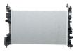 NISSENS Radiator 11243480 Cooling fins material: Aluminium, Core Depth [mm]: 22, Core Length [mm]: 620, Core Width [mm]: 366, Inlet O [mm]: 34,5, Outlet O [mm]: 34,5, Radiator type: Brazed cooling fins, Supplementary Article/Info 2: without cap, without expansion tank, Supplementary Article/Supplementary Info: with gaskets/seals, Water Tank Material (radiator): Plastic 1.