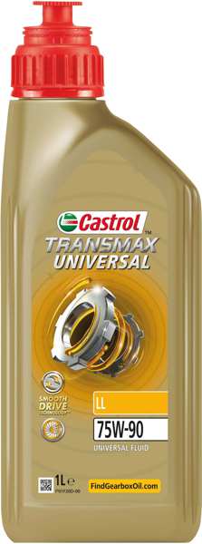 CASTROL Getriebeöl 11049998 Castrol Transmax Achle Langleben 75W-90 Smooth Drive Technology ™, 1 L, vollständig synthetisches Getriebeöl
Kann aus Gründen der Qualitätssicherung nicht zurückgenommen werden! 1.