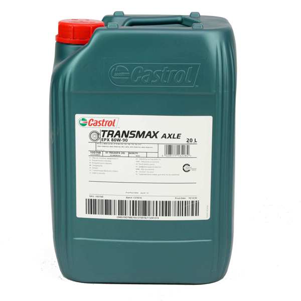 CASTROL Getriebeöl 11148779 Transmax Achse EPX 80W-90, 20 l
Öl: Mineralöl, Viskositätsklasse SAE: 80W-90, Gebindeart: Kanister, Inhalt [Liter]: 20, Viskositätsklasse nach SAE: 80W-90, Herstellerfreigabe: MAN 342 Typ M2, ZF TE-ML 05A, ZF TE-ML 12E, ZF TE-ML 16B, ZF TE-ML 17B, ZF TE-ML 19B, ZF TE-ML 21A
Kann aus Gründen der Qualitätssicherung nicht zurückgenommen werden! 1.