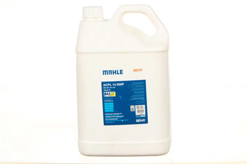 BEHR HELLA SERVICE CASTROL klimate oil 317039 PAO-OIL 68,  AA1 (ISO 68), 5 l
Packing Type: Canister, Contents [ml]: 5000, Refrigerant: R 12, R 1234yf, R 134a, R 22, R 413A, R 500, R 502, R 507a
Cannot be taken back for quality assurance reasons! 1.