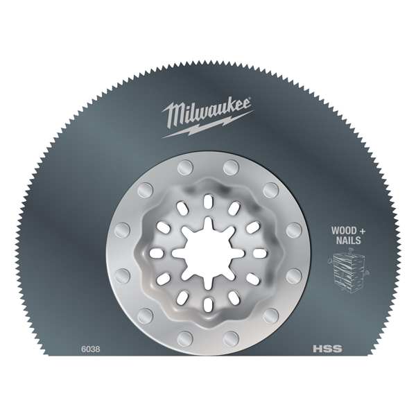 MILWAUKEE Segment-Sägeblatt 11325709 Multitool Starlock Segmented Saw Blade, Größe: 85x20 mm (Multifunktion)