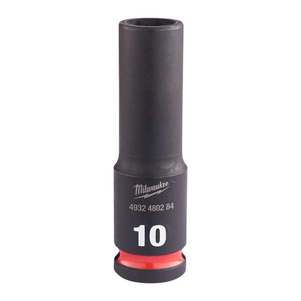 MILWAUKEE Steckschlüsselkopf - metrisch 11325313 Maschinenstopfenschlüssel lang 3/8 "10 x 65 mm, 1 PC