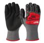 MILWAUKEE Labour safety gloves 11325591 Impact cutting -proof protective gloves 5/e cutting level - L/9 - 1 pair, gray, impact resistant material on the hand and fingers, double -layer nitrile coating for durability and sharp objects, excellent traction, smartswipe palms and fingertips - It allows you to use touch screen devices without removing gloves, and has European certification in cutting resistance, including impact resistance: EN ISO 21420 and EN388: 2016 (4x44ep) 1.