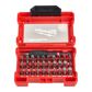 MILWAUKEE Bitkopf Satz 11325197 Shockwave Impact Duty 32 -piece bit set, 1xph1, 2xPh2, 1xPH3, 1xpz1, 2xpz2, 1xpz3, 2XTX10, 2XTX15, 3XTX20, 2XTX25, 2XTX30, 1XTX40, 1XTXBO7, 1XTXBO8, 1XTXBO9, 1XTXBO9, 1XTXBO9, 1XTXBO9, 1XTXBO9 , 1XTXBO15, 1XTXBO20 , 1XTXBO25, 1XHEX3, 1XHEX4, 1XHEX5, 1XHEX6, 1 PC 73 mm Magnetbitterschiff mit Schnellfreisetzung 2.