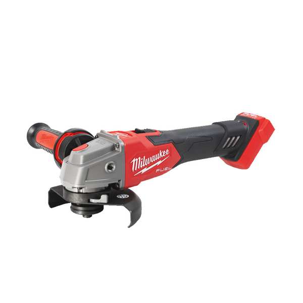 MILWAUKEE Disc grinder with battery 11325161 M18 FSAGV125XB-0X Battery Round Control Corner Grinding in HD Coffer (18V/125mm). Battery voltage: 18V, idle speed: 3500 - 8500 /min, max. Cutting depth: 33, disc diameter: 125, axle: M14, weight (with battery): 2.7 kg. Package contents: Heavy Duty Koffer. Compatible battery without M18, battery and charger! 1.