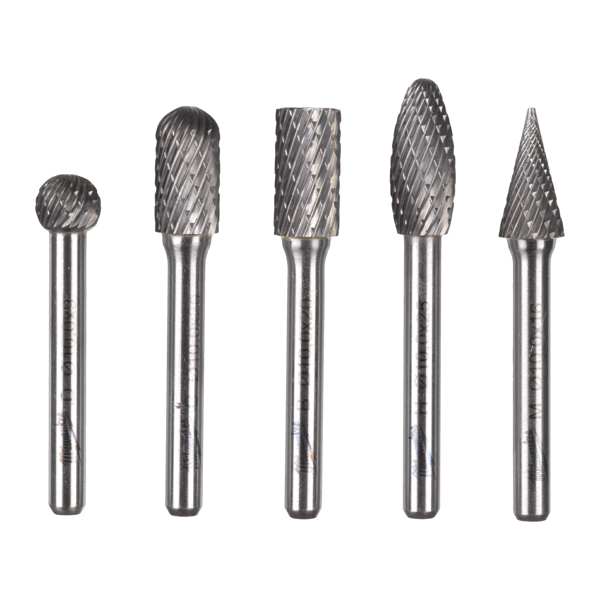 MILWAUKEE Fingerfrässet 11325773 Hartmetall -Turbobofenkopf, 5 Stcs Set, 6 × 10 mm