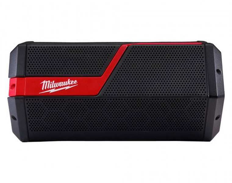 MILWAUKEE Wireless speaker 11325797 M12-18 JSSP-0 Bluetooth® Battery Speaker (12-18V). Battery voltage: 12V /18V, battery type: Li-ion, speaker power: 40 W, Dimensions: 360 x 165 x 165, weight (with battery): 2.3 kg. Bluetooth, USB charging option 2.1a, IP54 protected. Compatible battery without M12 and M18, without battery and charger! 1.