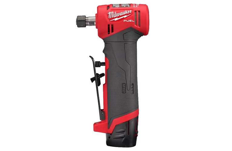 MILWAUKEE Cordless right angle die grinder 11325121 M12 FDGA-422B Battery Right-angled abrasive (1x2.0ah/1x4,0ah/12V). Battery voltage: 12V, speed: 0 - 10000/15000/20000/24500 /min, grip size: 6/8, disc diameter: 50, weight (with battery): 1.0 kg. Package contents: 1 x 2.0 Ah battery, 1 x 4.0 Ah battery, C12 C charger, toolbag