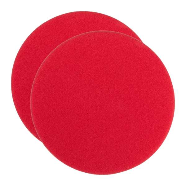 MILWAUKEE Polishing puck (machine) 11325627 Polishing sponge red (coarse), size: 140x20mm, 2 pcs 1.