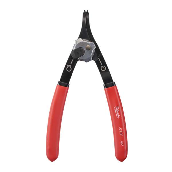 MILWAUKEE Circlip pliers 11325805 Large Zegers, 45 degrees, 1.8mm with vine