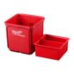 MILWAUKEE System-Aufbewahrungsbox 11325704 Packout -Speicherbox 10x10 cm, 2 Teile, Abmessungen: 102x102x102 mm 2.