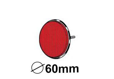 VAN WEZEL Rückstrahler 11330246 Einbauposition: links, rechts, Farbe: rot, Durchmesser 1 [mm]: 60, Passform: Universal