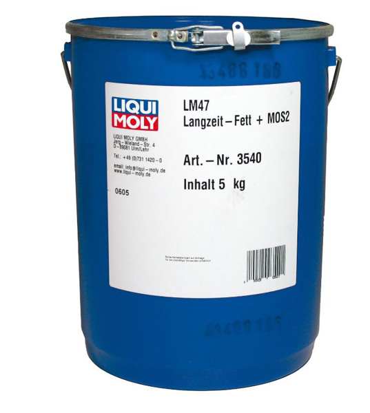 LIQUI-MOLY Fett 604327 Länge [cm]: 202, Gewicht [kg]: 5, Gebindeart: Eimer 
Gebindeart: Eimer
Kann aus Gründen der Qualitätssicherung nicht zurückgenommen werden! 1.