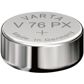 VARTA Batterie 124853 Knopfelement, Silber, V76PX, 1 PC 4.