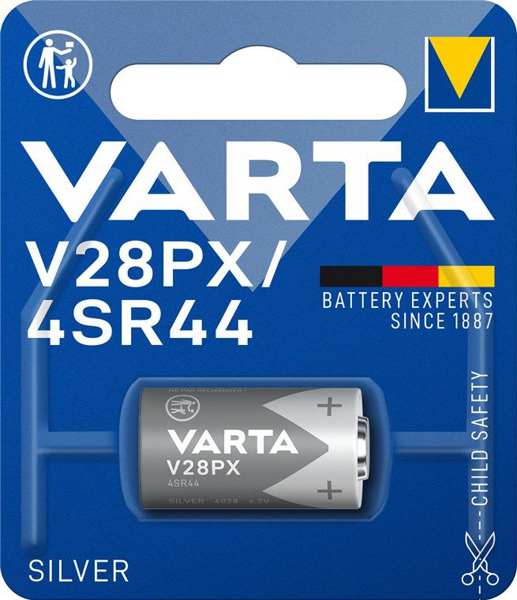 VARTA Batterie 124850 Telegraphen. Silber V28PX, 1 PC 1.