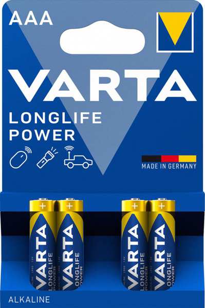 VARTA Batterie 124902 Mikro (LR03), (4 PCs) 1,5 V 1.