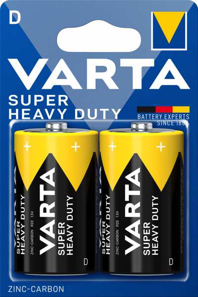 VARTA Batterie 124916 Goliath (LR20), (2 PCs) 1,5 V 1.