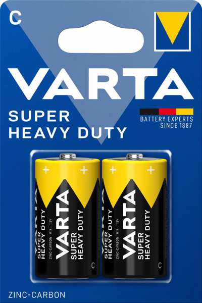 VARTA Batterie 124915 Baby (R14), (2 PCs) 1,5 V 1.