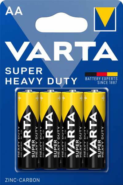 VARTA Batterie 124914 Ceruza (R6), (4 dB) 1,5 V 1.