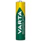 VARTA Batterie (wiederaufladbar) 124955 Mikro (1000 mAh), 2 Packungen 2.