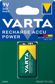 VARTA Batterie (wiederaufladbar) 124954 9 V, 170 mah, 1 dB 1.