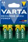 VARTA Batterie (wiederaufladbar) 124943 Bleistift (2100 MAH), 4 Packungen 1.