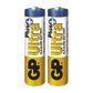 GP BATTERIES Batterie 11234513 GP Item Ultra Plus LR6 2BL, GP Ultra Plus Alkaline AZA AA 2PCS/Blister, 1,5 V, Typ: LR6 (AA Cerusa), Abmessungen: 14,5 × 50,5 mm 4.