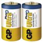 GP BATTERIES Batterie 11234514 GP Item Ultra Plus LR14 2BL, GP Ultra Plus alkalisches Element LR14 (C) 2PCS/Blister, 1,5 V, Typ: LR14 (Baby C), Abmessungen: 26,2 × 50,0 mm 4.