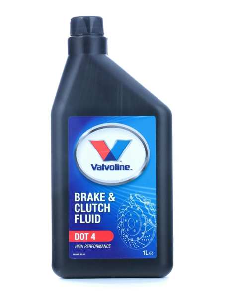 VALVOLINE Bremsflüssigkeit 11230073 Punkt 4, 1 Liter, gelb. 2 Jahre oder 40000 km Leben. Siedepunkt: 265 ° C. Spezifikation: SAE J1704, FMVSS 116 Punkt 4, ISO 4925 Klasse 4
Inhalt [Liter]: 1, Gebindeart: Flasche, Spezifikation nach DOT: DOT 4
Kann aus Gründen der Qualitätssicherung nicht zurückgenommen werden! 1.