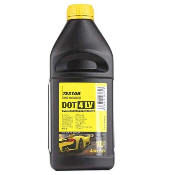 TEXTAR Brake fluid 10536305 Specification: DOT4+, Chemical Properties: Synthetic, Content [litre]: 1, Dry Boiling Point [°C]: 265, Packing Type: Bottle 
DOT specification: DOT 4+, Content [litre]: 1, Dry Boiling Point [°C]: 265, Packing Type: Bottle
Cannot be taken back for quality assurance reasons!