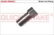 QUICK BRAKE Überwurfschraube 10557801 Citroen, 2 PCs/Pack
Länge [mm]: 20, Bohrung-O [mm]: 3,8, Gewindemaß: M8x1,25, Gewindeart: mit Außengewinde, Schlüsselweite: 8 2.