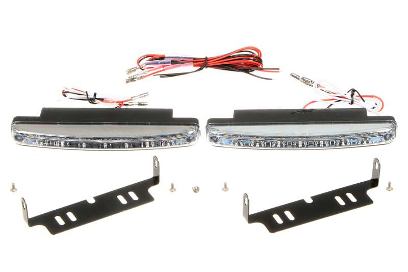 UNIX Tagfahrlicht (universal) 10574307 8 LEDs, 12 V, Länge: 155 mm, Tiefe: 36,6 mm, Höhe: 17,8 mm