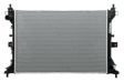 NISSENS Radiator 11280697 Cooling fins material: Aluminium, Core Depth [mm]: 26, Core Length [mm]: 625, Core Width [mm]: 408, Inlet O [mm]: 34, Outlet O [mm]: 34, Radiator type: Brazed cooling fins, Supplementary Article/Info 2: without expansion tank, Supplementary Article/Supplementary Info: with gaskets/seals, Water Tank Material (radiator): Plastic 1.