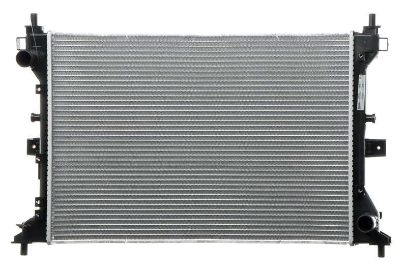 NISSENS Radiator 11280697 Cooling fins material: Aluminium, Core Depth [mm]: 26, Core Length [mm]: 625, Core Width [mm]: 408, Inlet O [mm]: 34, Outlet O [mm]: 34, Radiator type: Brazed cooling fins, Supplementary Article/Info 2: without expansion tank, Supplementary Article/Supplementary Info: with gaskets/seals, Water Tank Material (radiator): Plastic 1.