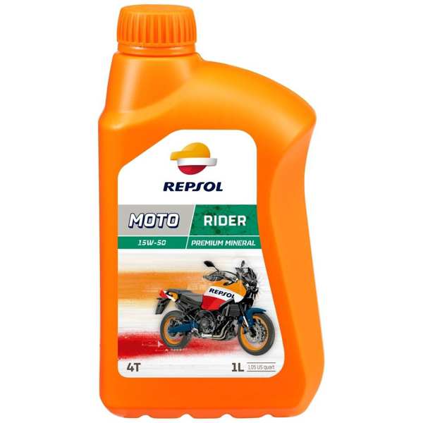 REPSOL Motorenöl (Motorrad) 11196756 Repsol Rider 4t 15W50 1L
Öl: Mineralöl, Viskositätsklasse SAE: SAE 15W-50, Gebindeart: Flasche, Inhalt [Liter]: 1, Herstellerfreigabe: JASO MA2, Spezifikation nach API: SL
Kann aus Gründen der Qualitätssicherung nicht zurückgenommen werden! 1.