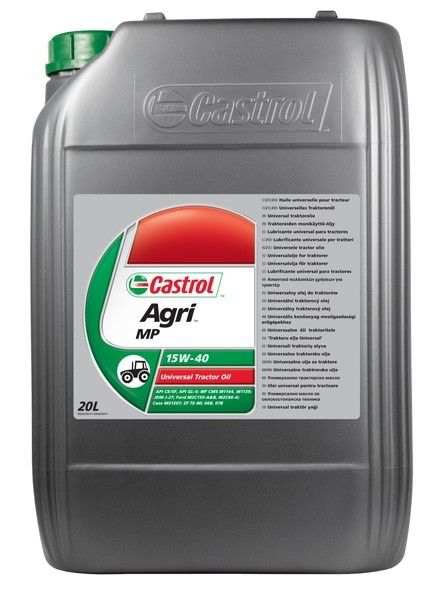 CASTROL Agro oil 122647 AGRI MP 15W-40, 20 l, mineral
Cannot be taken back for quality assurance reasons! 1.