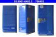 ATE Brake fluid 972329 Specification: DOT5.1, Chemical Properties: Synthetic, Content [litre]: 5, Dry Boiling Point [°C]: 265, Packing Type: Canister 
DOT specification: DOT 5.1, Content [litre]: 5, Dry Boiling Point [°C]: 265, Packing Type: Canister
Cannot be taken back for quality assurance reasons! 3.