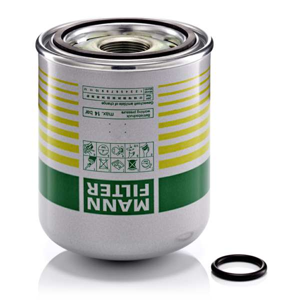 MANN-FILTER Filter dryer cartridge 10596401 Compressed air system
Supplementary Article/Supplementary Info: with seal, Height [mm]: 165, Thread Size: M41x2, Outer Diameter [mm]: 136, Inner Diameter 1 [mm]: 100, Inner Diameter 2 [mm]: 111 1.