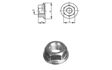 UNIX Mutterschraube 10567170 Self -Closining, Felgen, 50 PCs 2.