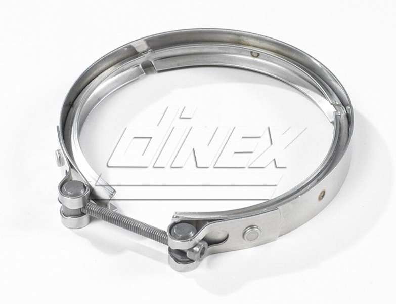 DINEX Exhaust bracket 504471 Diameter [mm]: 121, Inner Diameter [mm]: 101,6, Diameter [inch]: 4, Connecting Angle [Degree]: 40, Material: Stainless Steel, Height [mm]: 30, Width [mm]: 140, Length [mm]: 160 1.