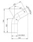 DINEX Auspuffkrümmer 505740 Universal
Außendurchmesser [mm]: 88,9, Rohrbogen [°]: 60, Dicke/Stärke [mm]: 1,5, Höhe [mm]: 90, Breite [mm]: 245, Länge [mm]: 350 2.