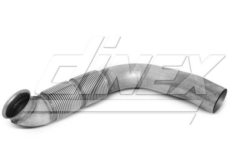 DINEX Flexibles Auspuffrohr 537451 Einbauposition: vorne, Abgasanlage: mit Austrittsrohr nach oben, Höhe [mm]: 120, Breite [mm]: 120, Länge [mm]: 830, Abgasnorm: Euro 5 1.