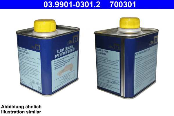 ATE Brake fluid 972337 Quality: Dot 3 Blau, Brake System: ATE, 0.5 l
DOT specification: DOT 3, Packing Type: Can, Capacity [litre]: 0,5, Brake System: ATE, MAPP code available:
Cannot be taken back for quality assurance reasons!