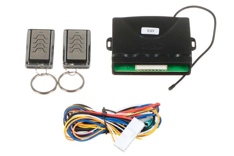 UNIX Steuerung der Zentralverriegelung (universal) 680729 24 V Central Lock Controller mit 2 Fernbedienungen