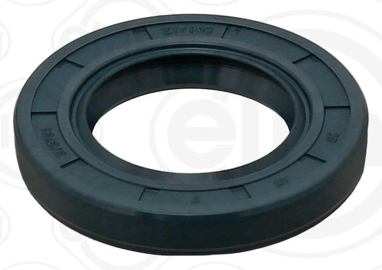 ELRING Transmission gear seal 11369282 Inner Diameter [mm]: 28, Outer Diameter [mm]: 47, Height [mm]: 7, Radial Shaft Seal Design: AS, Material: NBR (nitrile butadiene rubber), Dust Cover: with dust lip 1.