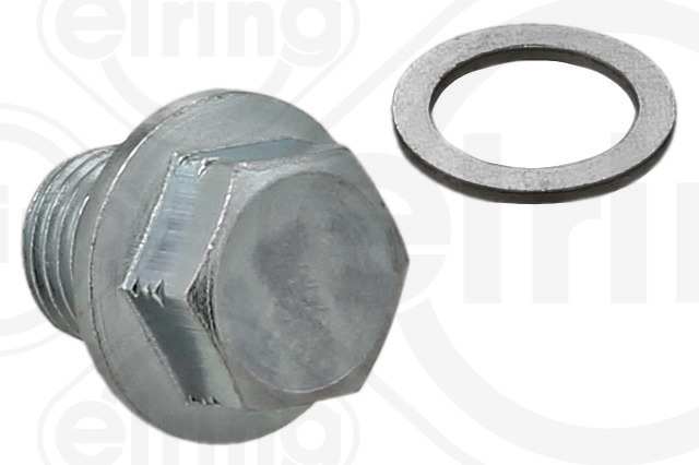 ELRING Verschlußschraube, Ölwanne 11368678 Gewindemaß: M14x1,5x15, Schraubenkopf-/Mutternprofil: Außensechskant, Schlüsselweite: 17 mm, Einzelteile siehe Stückliste: , Ergänzungsartikel/Ergänzende Info 2: mit Dichtring