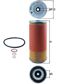 KNECHT Ölfilter 81051/2 Filterausführung: Filtereinsatz, Durchmesser [mm]: 99,0, Höhe [mm]: 243,0, Innendurchmesser 2 [mm]: 13, Innendurchmesser 3 [mm]: 40,0, Ergänzungsartikel/Ergänzende Info: mit Dichtungen, Durchmesser 4 [mm]: 13,4 2.