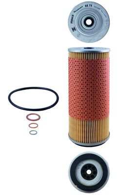 KNECHT Ölfilter 81051/2 Filterausführung: Filtereinsatz, Durchmesser [mm]: 99,0, Höhe [mm]: 243,0, Innendurchmesser 2 [mm]: 13, Innendurchmesser 3 [mm]: 40,0, Ergänzungsartikel/Ergänzende Info: mit Dichtungen, Durchmesser 4 [mm]: 13,4 1.