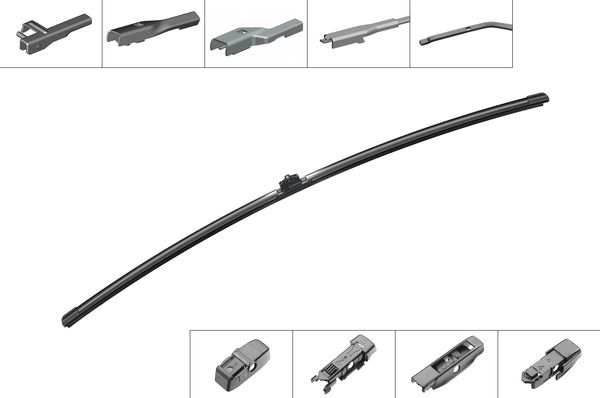 BOSCH Wiper blades 10126378 Length 1 [mm]: 750
Length 1 [mm]: 750, Length [in]: 30, Wiper blade type: Flat wiper blade 1.